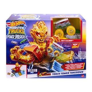Foto 7 | Foto 7 | Toy Playset Hot Wheels Monster Trucks, Camión De Bomberos Con 5 Alarmas - Venta Internacional.