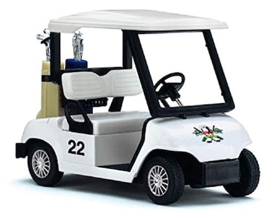 Foto 1 | Foto 1 | Carrito De Golf De Juguete Kinsfun Modelo De Metal Fundido A Presión Pullback Action - Venta Internacional.