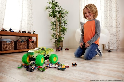 Foto 2 | Foto 2 | Juguete Rc Hot Wheels Monster Trucks Gunkster A Escala 1:15 - Venta Internacional.
