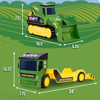 Foto 6 | Foto 6 | Mega Mover De Juguete John Deere Con 2 Camiones Grandes Para Niños Mayores De 3 Años - Venta Internacional.