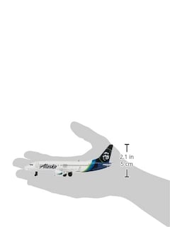 Foto 3 | Foto 3 | Set De Juego De Aeropuerto Daron Alaska Airlines Con Avión Fundido A Presión - Venta Internacional.