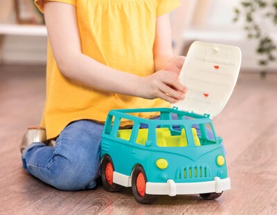 Foto 2 | Foto 2 | Ruedas Toy Camper Van Battat Wonder, Azules, Para Niños Mayores De 1 Año - Venta Internacional.
