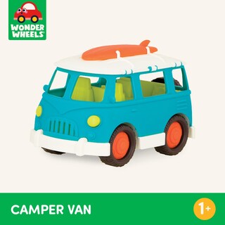 Foto 5 | Foto 5 | Ruedas Toy Camper Van Battat Wonder, Azules, Para Niños Mayores De 1 Año - Venta Internacional.