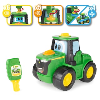 Foto 2 | Foto 2 | Tractor Johnny Key-n-go De Juguete John Deere Con Luces Y Sonidos 3+ - Venta Internacional.