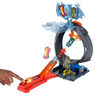 Foto 3 | Foto 3 | Set De Atletismo Para Coches De Juguete Hot Wheels City Bat Loop Attack 1:64 - Venta Internacional.