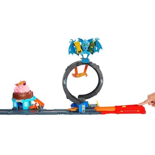 Foto 4 | Foto 4 | Set De Atletismo Para Coches De Juguete Hot Wheels City Bat Loop Attack 1:64 - Venta Internacional.