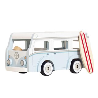 Foto 1 | Foto 1 | Autocaravana Navideña De Madera Toy Le Toy Van Con Tabla De Surf Para Más De 3 Años - Venta Internacional.