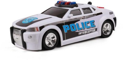 Foto 1 | Foto 1 | Coche De Policía De Juguete Mighty Fleet Mighty Motorized Police Cruiser - Venta Internacional.