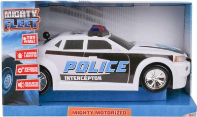 Foto 2 | Foto 2 | Coche De Policía De Juguete Mighty Fleet Mighty Motorized Police Cruiser - Venta Internacional.