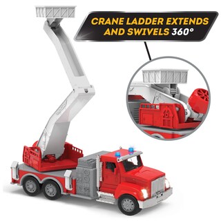 Foto 5 | Foto 5 | Camión De Bomberos De Juguete Conducido Por Battat Micro A Escala 1:24 Con Luces - Venta Internacional.