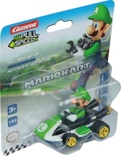 Foto 4 | Foto 4 | Coche de Juguete Carrera Pull & Speed Mario Kart Luigi Kids a Partir de 3 Años - Venta Internacional
