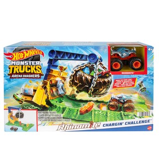 Foto 6 | Foto 6 | Camión De Juguete Y Set De Juego Hot Wheels Monster Trucks Rhinomite - Venta Internacional.