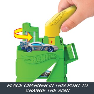 Foto 4 | Foto 4 | Set De Atletismo Para Coches De Juguete Hot Wheels City Super Recharge Con Cargador Eléctrico - Venta Internacional.