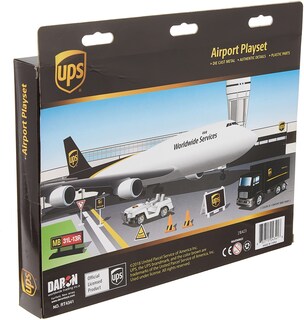 Foto 4 | Foto 4 | Playset Daron Ups Airport De Metal Fundido A Presión, Color Marrón - Venta Internacional.