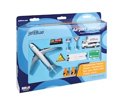 Set de Juego Aeropuerto Jetblue de Metal y Plástico Azul - Venta Internacional