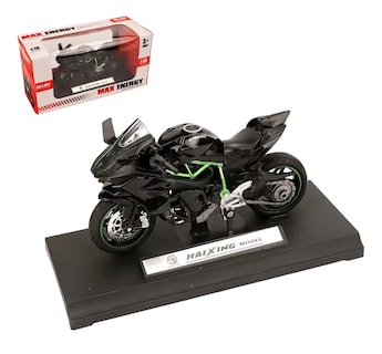 Foto 1 | Foto 1 | Motocicleta Juguete Escala 1:18 Para Niño, Negro