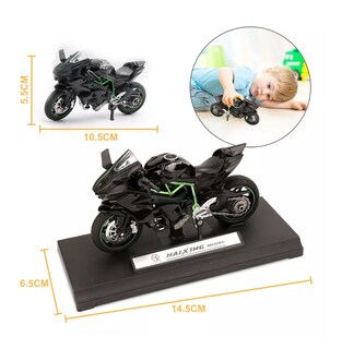 Foto 3 | Foto 3 | Motocicleta Juguete Escala 1:18 Para Niño, Negro