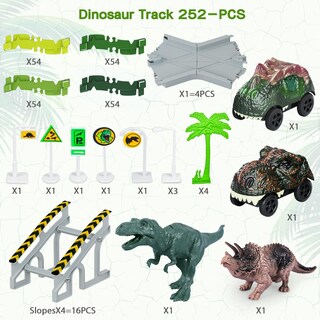 Foto 2 | Foto 2 | Dinosaur Toys Toyk Create A Dinosaur World 252 Piezas - Venta Internacional.