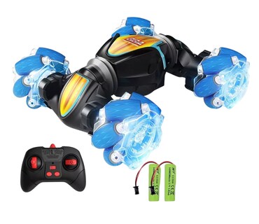 Foto 1 | Foto 1 | Carro Control Remoto Todo Terreo Pulsela De Mando Gira 360 Colorworld 88a Azul