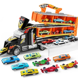 Foto 1 | Foto 1 | Pista De Carreras Joyin De 5 Pies De Camión De Juguete Con 12 Coches Fundidos A Presión De 2 A 5 Años - Venta Internacional.