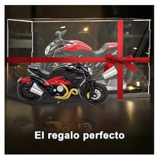Foto 4 | Foto 4 | Motocicleta De Juguete Para Niño Alear Escala 1:18 Ducati Diavel Rojo