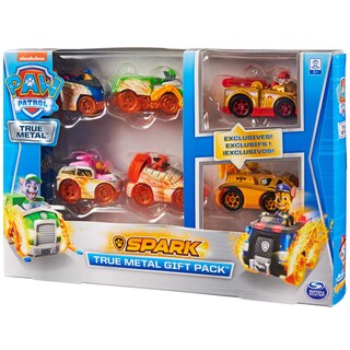 Foto 6 | Foto 6 | Paquete De Regalo True Metal Spark De Toy Paw Patrol Para 6 Vehículos, 1:55 - Venta Internacional.