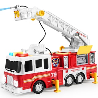 Foto 1 | Foto 1 | Camión De Bomberos Joyin Extra Grande Con Escalera De 33 Pulgadas Para Niños Mayores De 3 Años - Venta Internacional.
