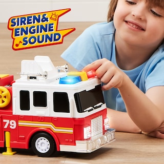 Foto 3 | Foto 3 | Camión De Bomberos Joyin Extra Grande Con Escalera De 33 Pulgadas Para Niños Mayores De 3 Años - Venta Internacional.