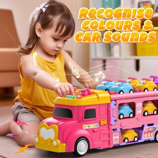 Foto 4 | Foto 4 | Toy Truck Hot Bee Para Niños Pequeños De 2 A 5 Años Con Luz Y Música, 7 En 1 - Venta Internacional.