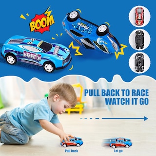Foto 2 | Foto 2 | Toy Cars Zhfuys De Metal Con Cierre Retráctiles, 36 Unidades, Para Niños De 3 A 8 Años - Venta Internacional.