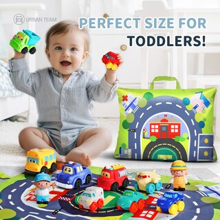 Foto 5 | Foto 5 | Juego De Juguetes Para Coche Alasou, 12 Piezas De Goma Blanda Para 1 A 2 Años Con Juego - Venta Internacional.
