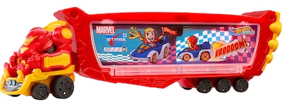 Foto 1 | Foto 1 | Toy Hauler Hot Wheels Racerverse Marvel Hulkbuster 10 Coches - Venta Internacional.