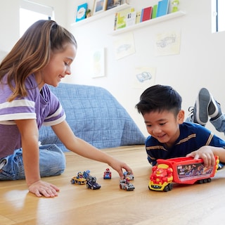 Foto 2 | Foto 2 | Toy Hauler Hot Wheels Racerverse Marvel Hulkbuster 10 Coches - Venta Internacional.