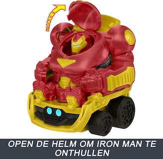 Foto 4 | Foto 4 | Toy Hauler Hot Wheels Racerverse Marvel Hulkbuster 10 Coches - Venta Internacional.
