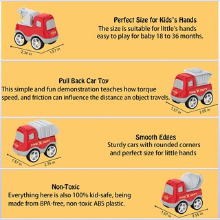 Foto 6 | Foto 6 | Camión De Transporte Veslier Toddler Con 4 Vehículos De Construcción - Venta Internacional.