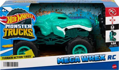 Foto 6 | Foto 6 | Toy Rc Hot Wheels Monster Trucks Mega-wrex A Escala 1:24 - Venta Internacional.