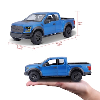 Foto 2 | Foto 2 | Camión Maisto Fundido A Presión 1:24 2017 Ford F150 Raptor Blue - Venta Internacional.