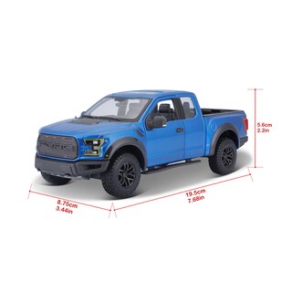 Foto 3 | Foto 3 | Camión Maisto Fundido A Presión 1:24 2017 Ford F150 Raptor Blue - Venta Internacional.