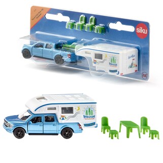 Foto 1 | Foto 1 | Toy Car Siku Ford F150 Pick-up Camper Con Sillas Y Mesa - Venta Internacional.