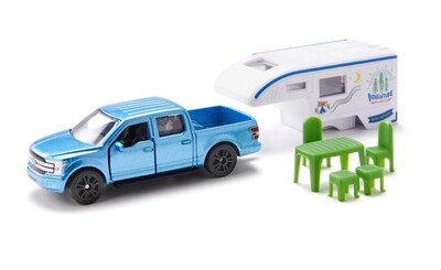 Foto 4 | Foto 4 | Toy Car Siku Ford F150 Pick-up Camper Con Sillas Y Mesa - Venta Internacional.