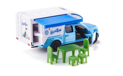 Foto 7 | Foto 7 | Toy Car Siku Ford F150 Pick-up Camper Con Sillas Y Mesa - Venta Internacional.