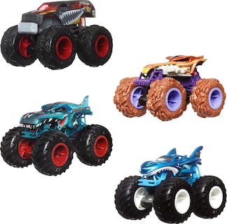 Foto 1 | Foto 1 | Set Toy Monster Trucks Hot Wheels Fang Frenzy 1:64 Paquete De 4 - Venta Internacional.