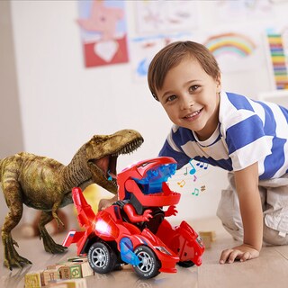Foto 4 | Foto 4 | Coche Dinosaurio Transformable con Luces LED y Sonido para Niños - Venta Internacional