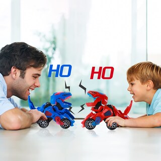 Foto 7 | Foto 7 | Coche Dinosaurio Transformable con Luces LED y Sonido para Niños - Venta Internacional