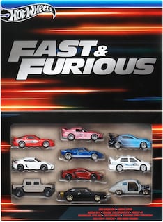 Foto 2 | Foto 2 | Paquete De 10 Coches De Juguete Hot Wheels Hvx27 Fast And Furious - Venta Internacional.