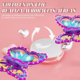 Foto 5 | Foto 5 | Mini Drone Maripos Juguetes de Control Remoto Morado