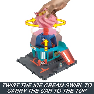Foto 3 | Foto 3 | Set De Helado En Espiral Toy Hot Wheels Htn77 City Downtown - Venta Internacional.