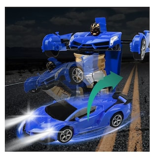 Foto 3 | Foto 3 | Carro De Control Remoto De Rotación De 360 ° Transformadores Azul