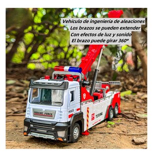 Foto 2 | Foto 2 | Grúa De Ingeniería De Aleaciones Con Luz Rojo Blanco