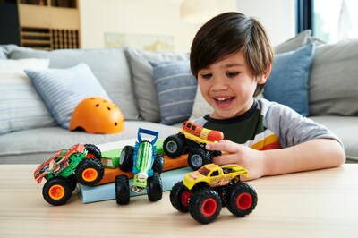 Foto 2 | Foto 2 | Toy Trucks Hot Wheels Monster Trucks A Escala 1:64, Paquete De 4 - Venta Internacional.